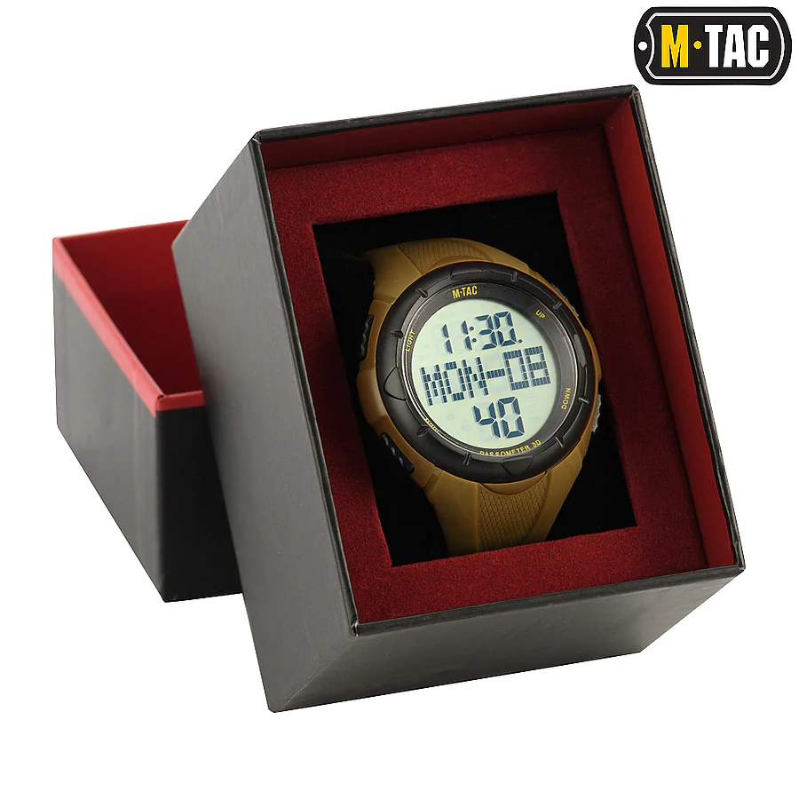 Тактические часы M-Tac с шагомером. Койот