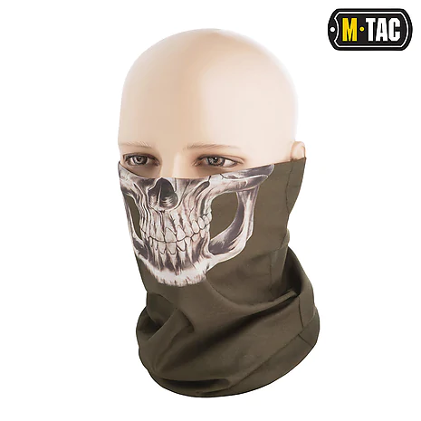 Шарф-труба полегшений M-Tac Reaper Skull. Олива