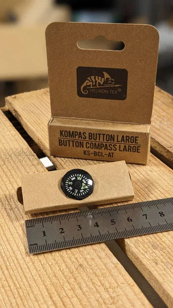 Компас Helikon Button Compass Large. Черный