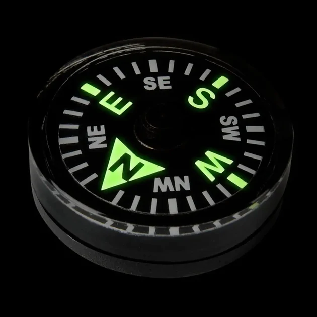 Компас Helikon Button Compass Large. Черный