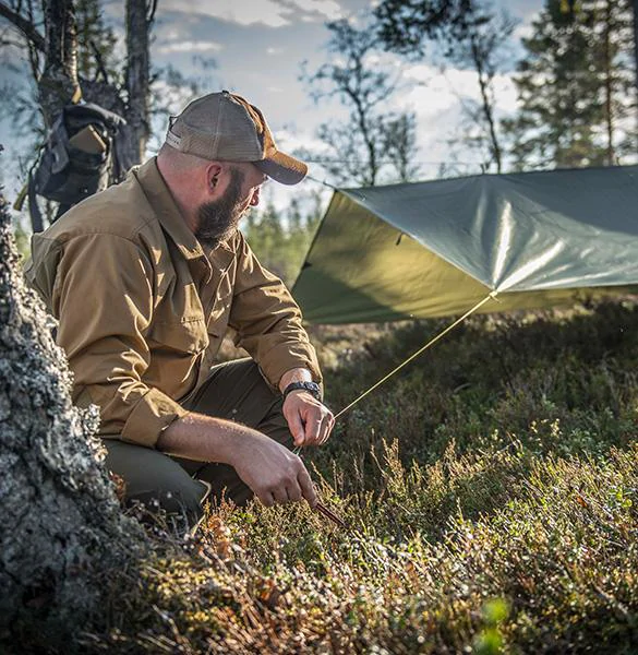 Тент туристичний Helikon Supertarp Small. Олива