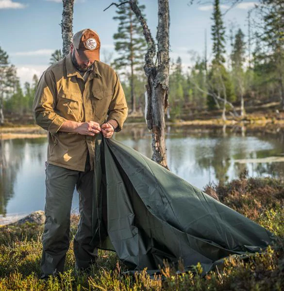 Тент туристичний Helikon Supertarp Small. Олива