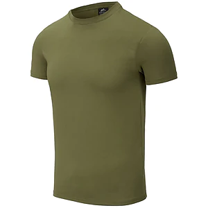 Футболка Helikon Slim из органического хлопка. Олива