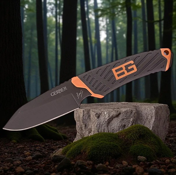 Нож охотничий Gerber E46-1. Черный