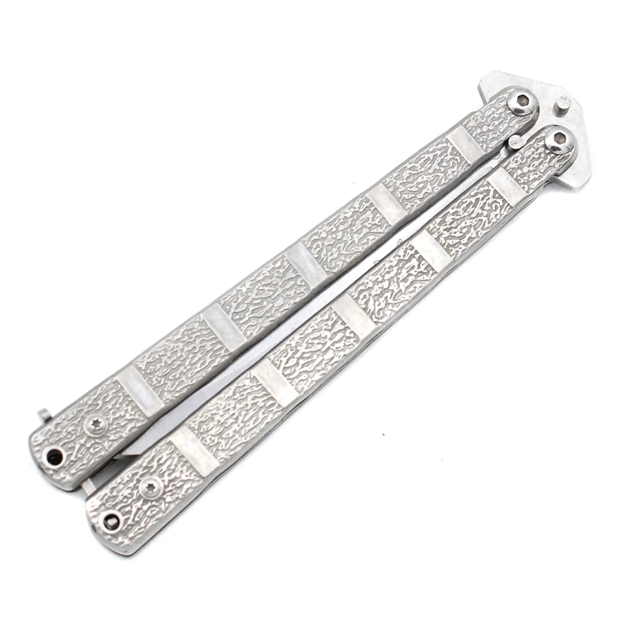 Нож бабочка Benchmade A814. Серый