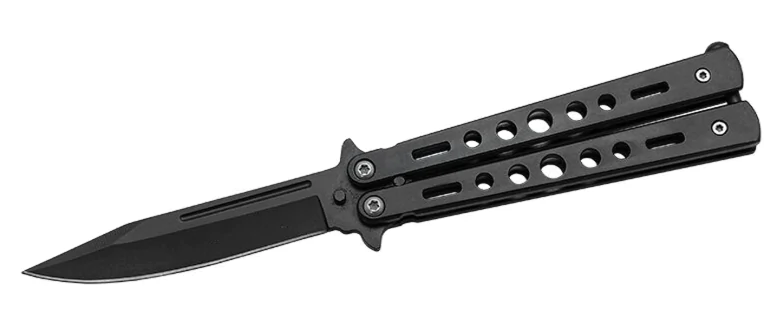 Нiж метелик Benchmade 323B. Чорний