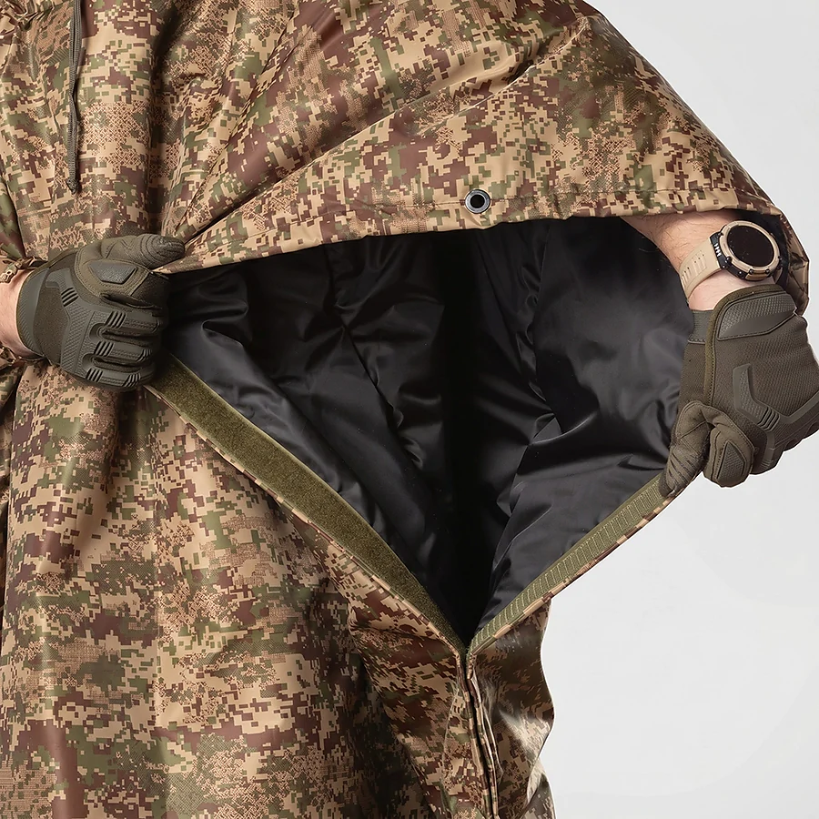 Плащ-пончо тактичний COMBATANT ghostcover. Хижак