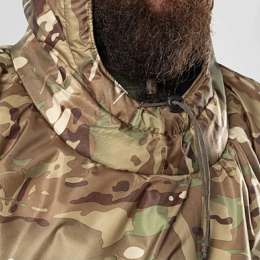 Плащ-пончо тактичний COMBATANT ghostcover. Мультикам