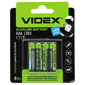 Батарейка Videx LR3/AAA / ALKALINE шт