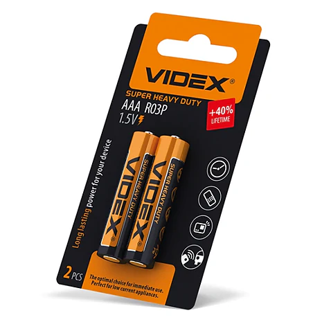 Батарейка Videx R3/AAA шт