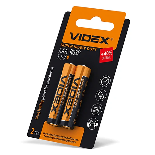 Батарейка Videx R3/AAA шт