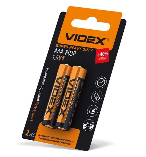 Батарейка Videx R3/AAA шт