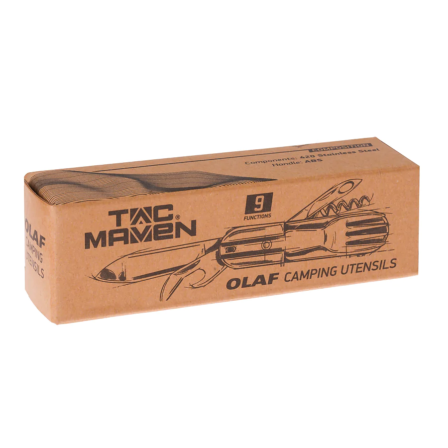 Мультитул со столовыми приборами Pentagon Tac Maven Olaf. Олива