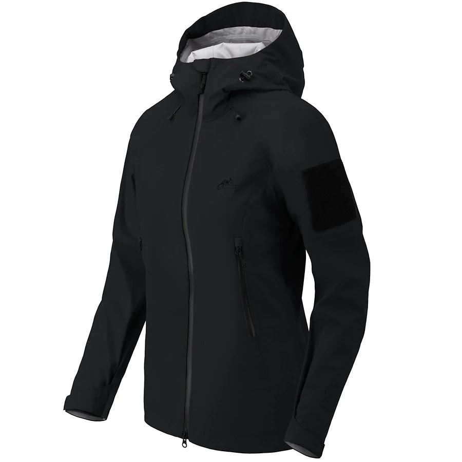 Куртка жіноча Helikon Squall Hardshell Torrent Stretch. Чорний