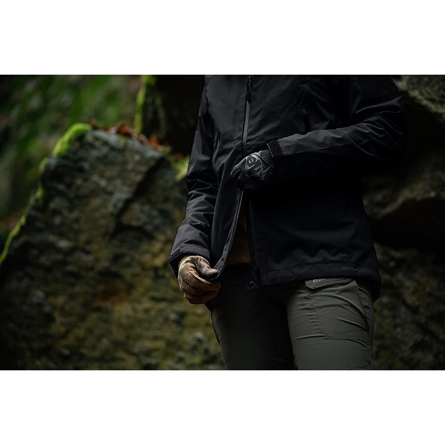 Куртка жіноча Helikon Squall Hardshell Torrent Stretch. Чорний