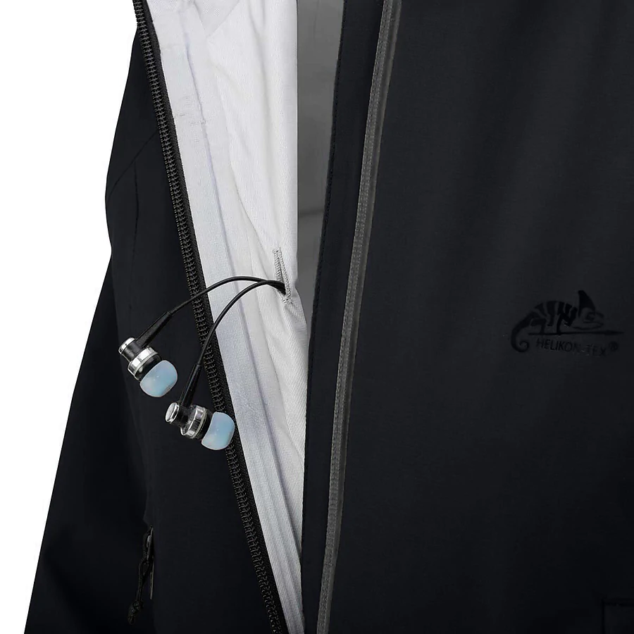 Куртка жіноча Helikon Squall Hardshell Torrent Stretch. Чорний