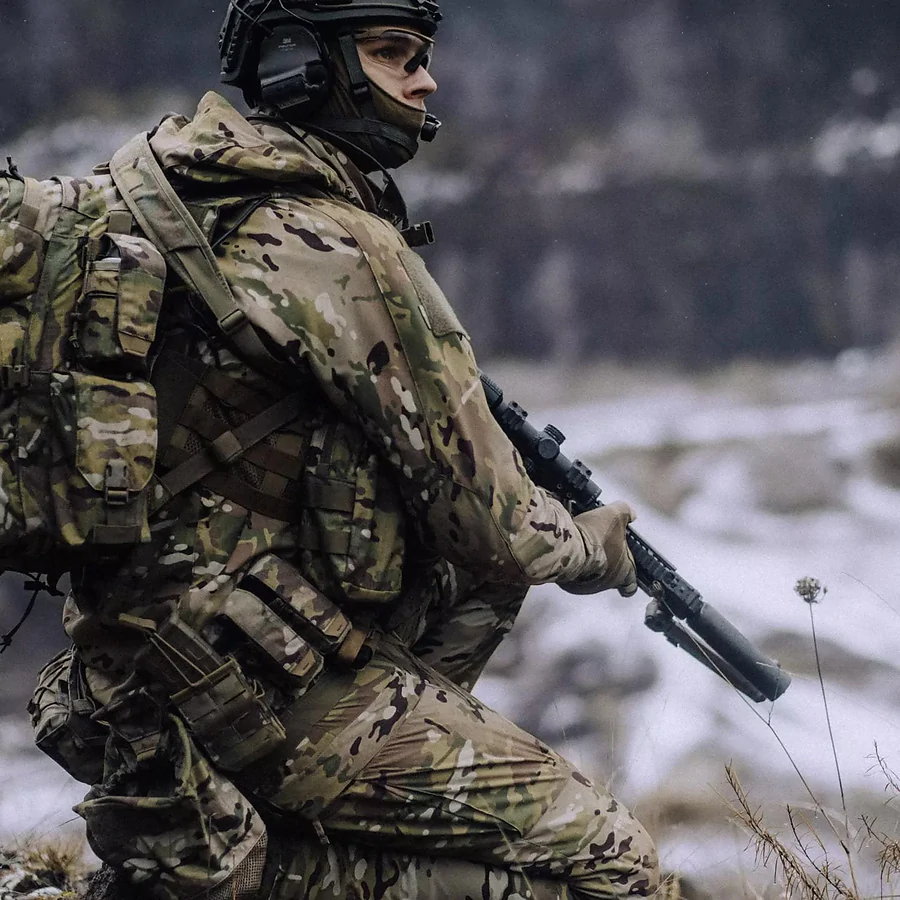 Тактичні штани Helikon Trooper. Мультикам
