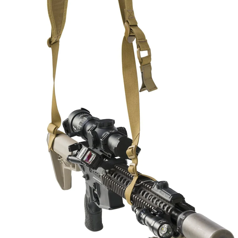 Ремінь збройовий двоточковий Helikon Mirage Carbine Sling. Камуфляж Woodland