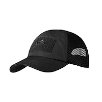 Кепка Helikon Vent рип-стоп. Черный
