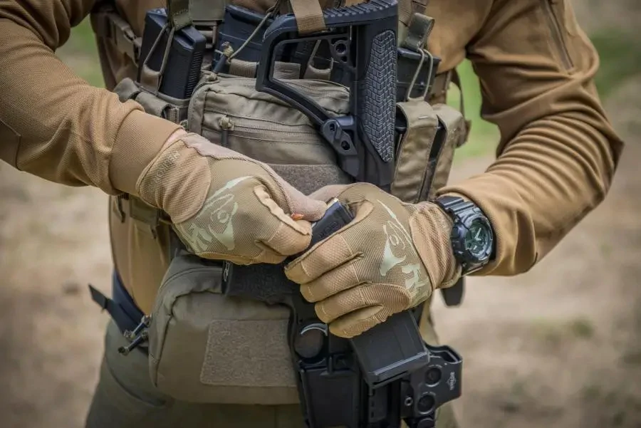 Перчатки тактические Helikon Range. Мультикам