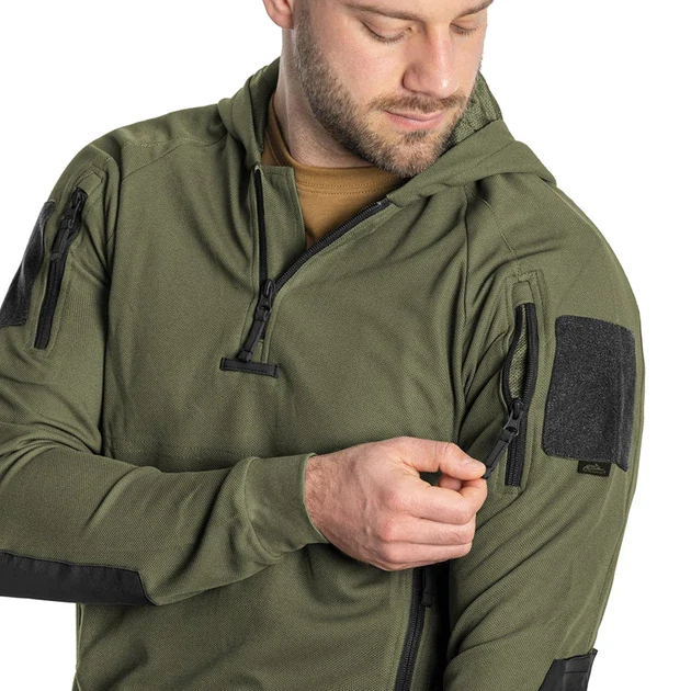 Кофта тактическая Helikon TopCool. Олива