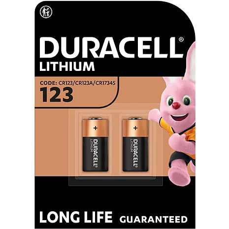 Батарейки Duracell Ultra Lithium CR123A, 2 шт