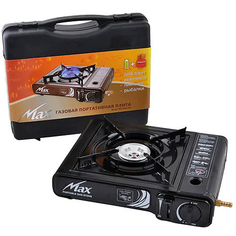 Плита портативна MAX MS-2500LPG. Чорний