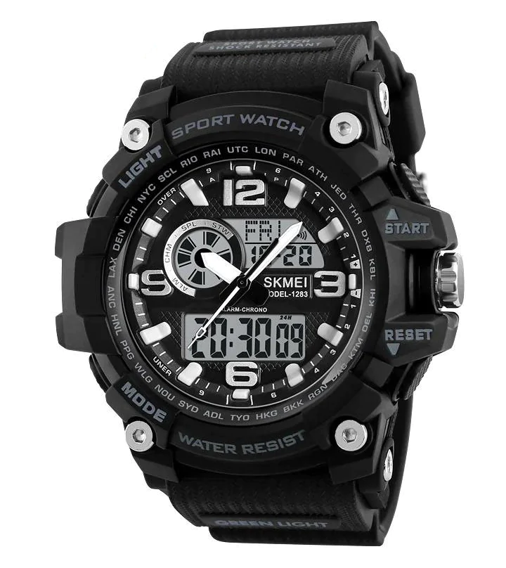 Часы наручные SKMEI 1283BK. Черный