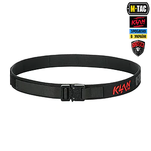 Тактичний ремінь M-Tac KLAN Cobra Buckle Belt. Чорний