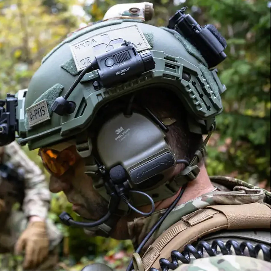 Ліхтар тактичний для шолома M-Tac Nextorch. Чорний