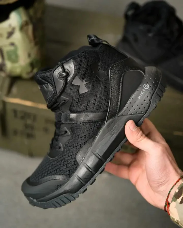 Кроссовки летние тактические Under Armor . Черный