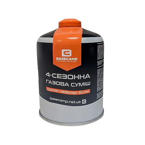 Газовий балон BaseCamp 450 г всесезонний
