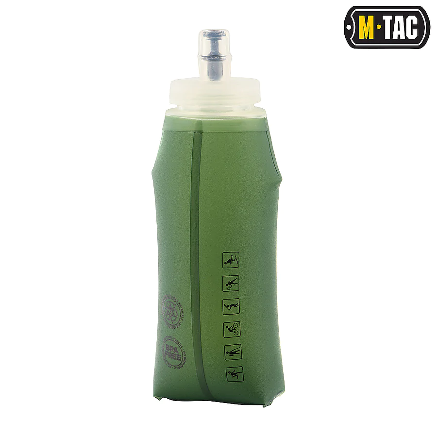 Пляшка для води M-Tac 500 мл м'яка. Олива