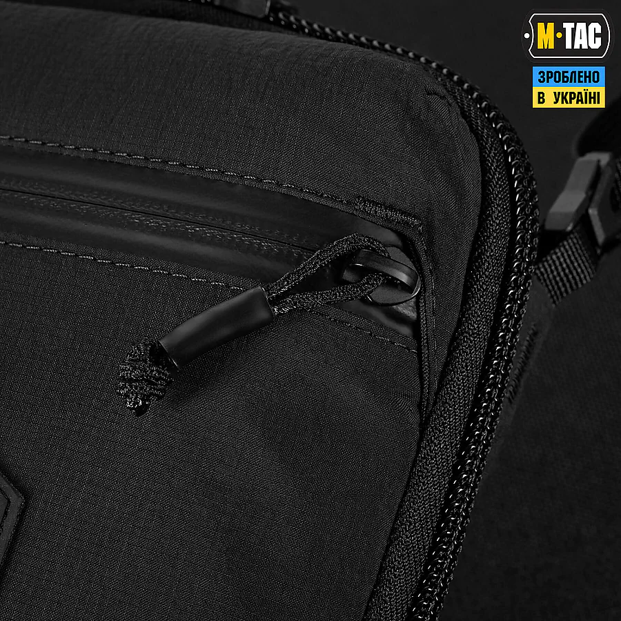 Сумка через плече M-Tac Pocket Hardsling Lite-C Elite. Чорний