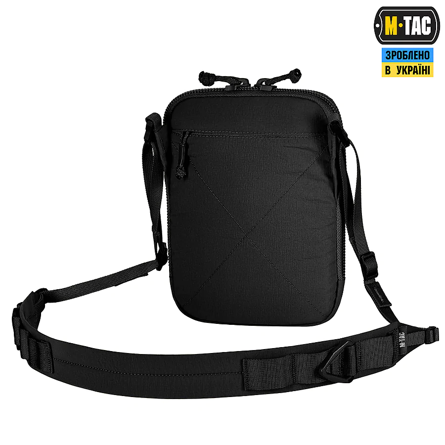 Сумка через плече M-Tac Pocket Hardsling Lite-C Elite. Чорний