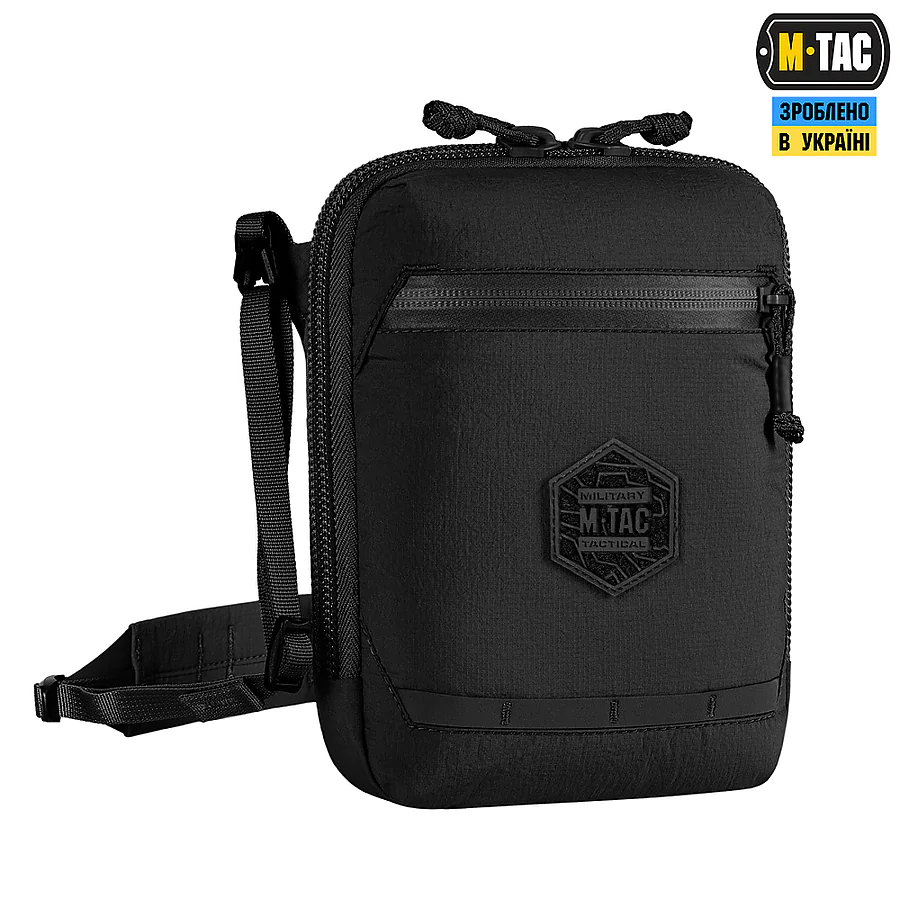 Сумка через плече M-Tac Pocket Hardsling Lite-C Elite. Чорний