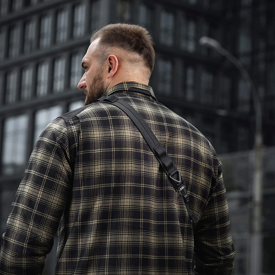 Сумка через плече M-Tac Pocket Hardsling Lite-C Elite. Чорний