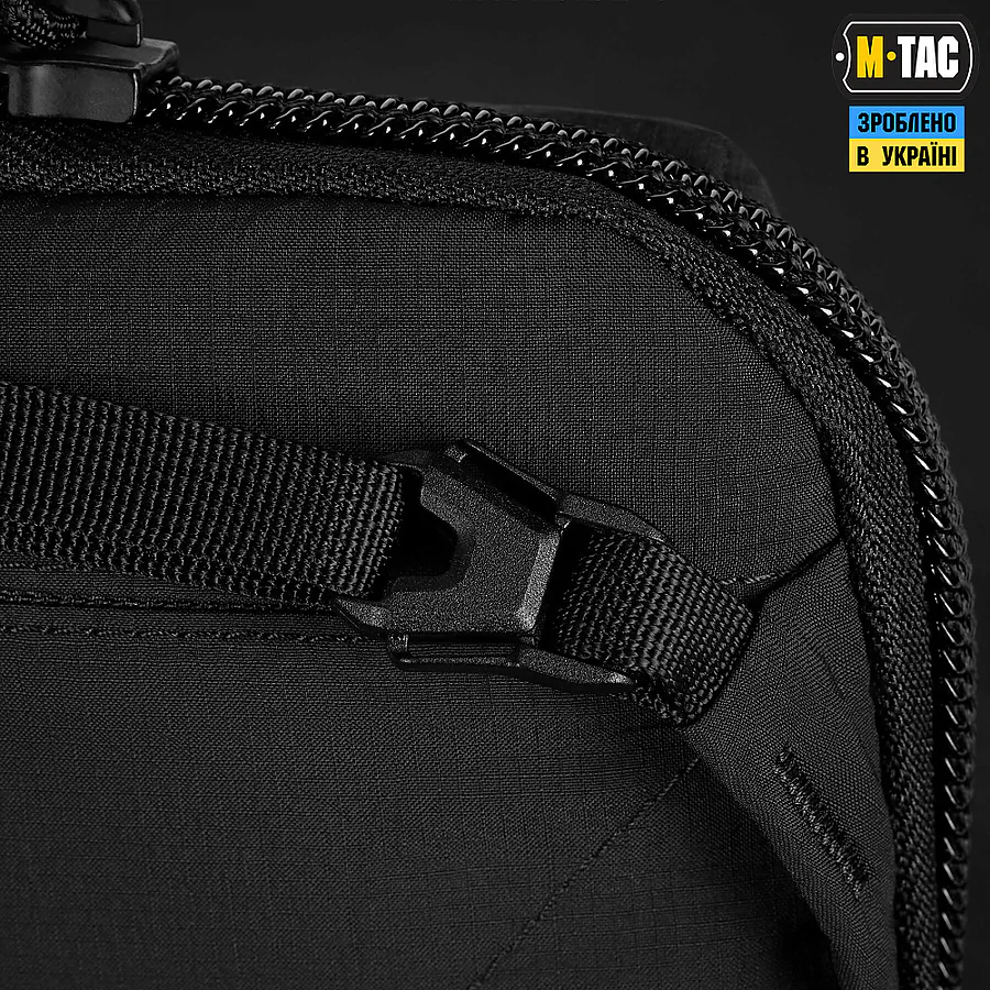 Сумка через плече M-Tac Pocket Hardsling Lite-C Elite. Чорний