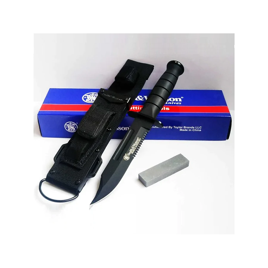Ніж мисливський Smith&Wesson 656 SUR4. Чорний