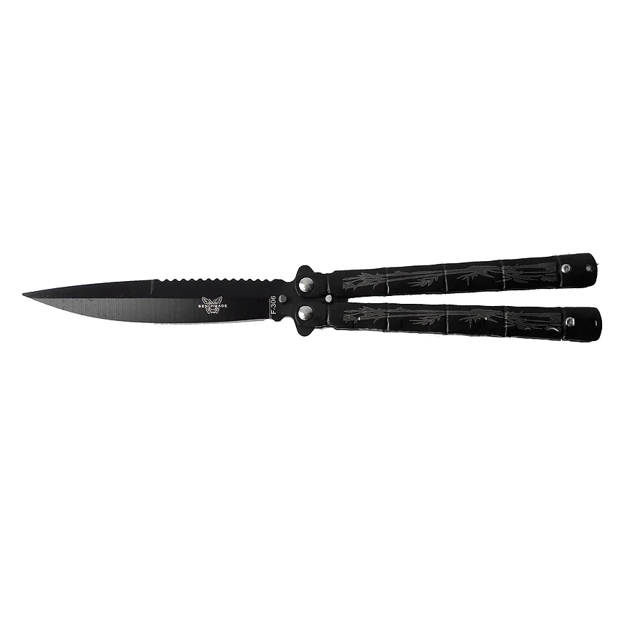 Нiж метелик Benchmade A30 F306. Чорний