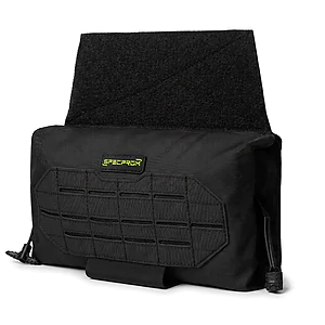 Тунельна аптечка з балістичним захистом 2 клас SPECPROM Warmor 3.0 Roll. Чорний