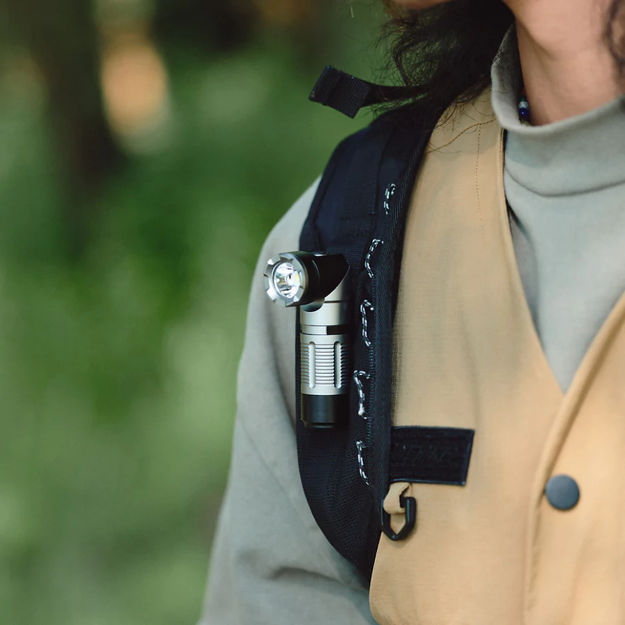 Ручний ліхтар з кліпсою Naturehike CNK2450ZM013. Сірий
