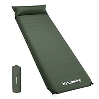 Матрац самонадувний з подушкою Naturehike CNK2450WS020. Зелений