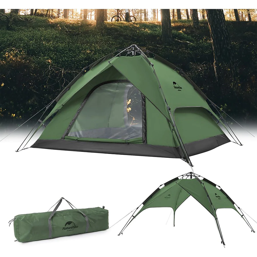 Намет чотиримісний Naturehike NH21ZP008. Зелений