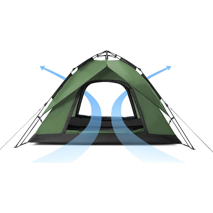 Намет чотиримісний Naturehike NH21ZP008. Зелений