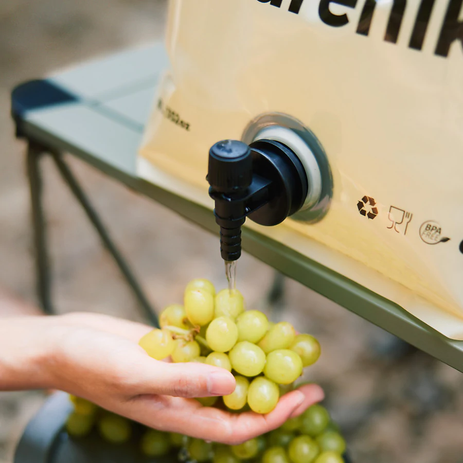 Складной контейнер для воды из полиэтилена Naturehike CNK2450CF027 10 л. Желтый