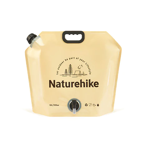 Складаний контейнер для води з поліетилену Naturehike CNK2450CF027 10 л. Жовтий