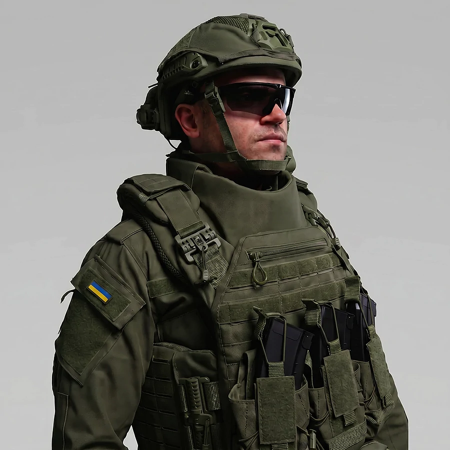 Балістичний захист шиї Warmor Neck Protection 2.0. 1 клас SPECPROM. Олива