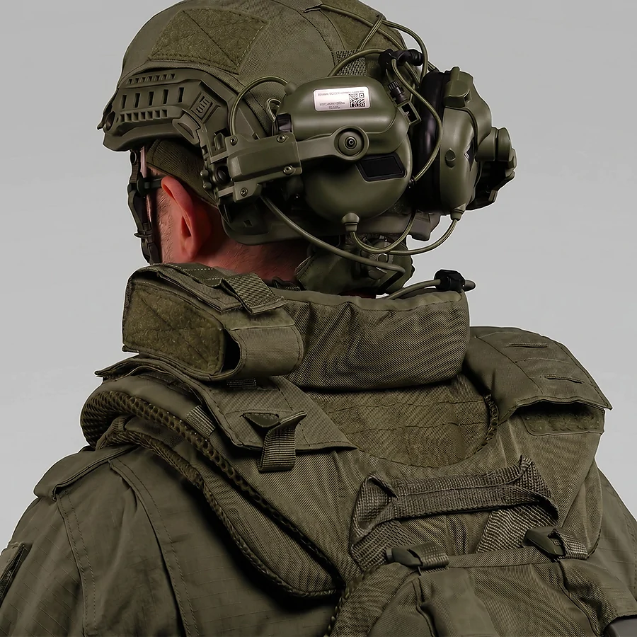 Балістичний захист шиї Warmor Neck Protection 2.0. 2 клас SPECPROM. Олива