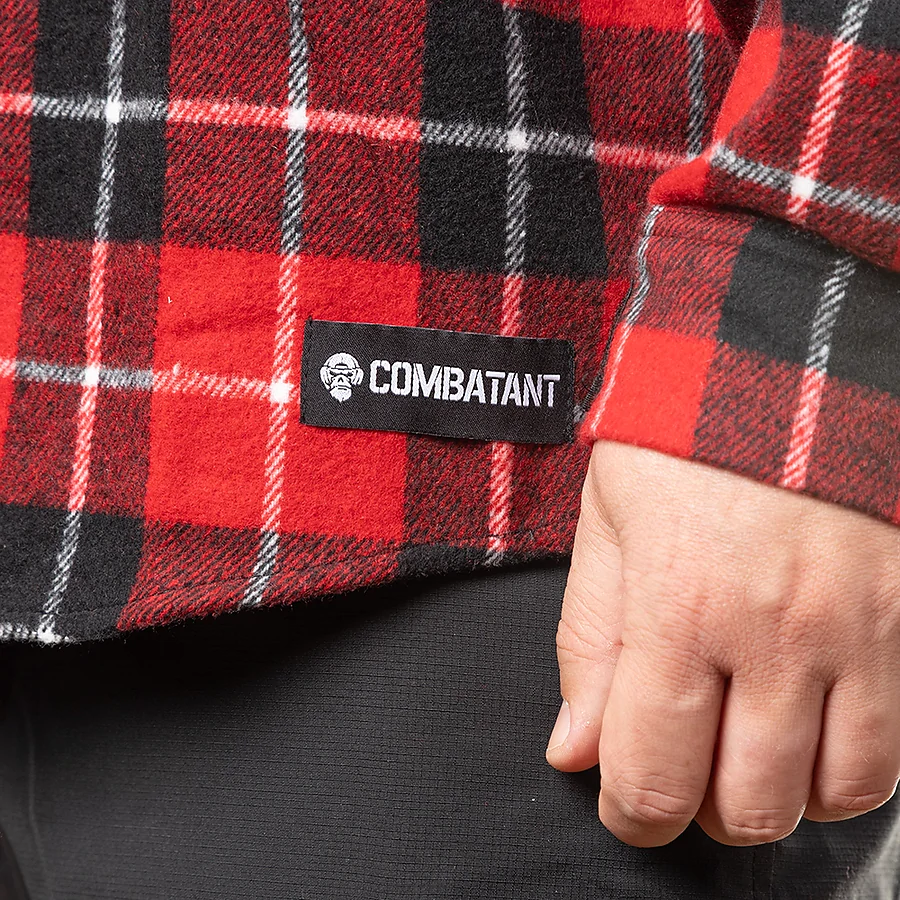 Рубашка в клетку Combatant Blackwater Pro. Лава